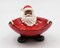 African American Santa Claus Ceramic Candy Bowl, Home Décor, Gift for Her, Gift for Mom, Kitchen Décor, Christmas Décor